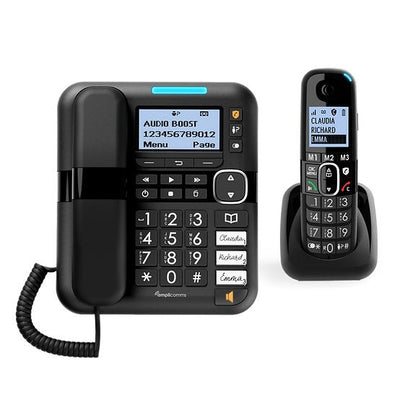 Amplicomms Bigtel 1580 Phone Black With Keys Large — image 1