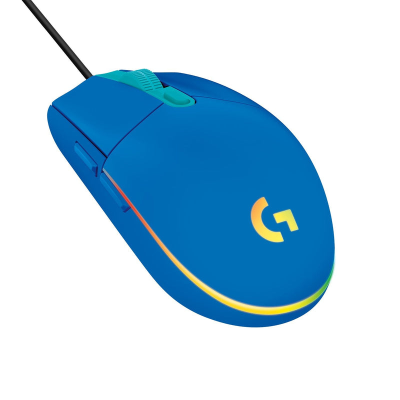 Logitech Mouse G203 Lightsync Gaming Blue 910-005798
