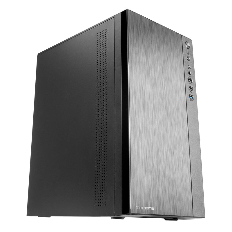 Anima Tacens Acx Box Mini Tower microATX Front Aluminium Pulido Fan 12CM USB 3.0 Black