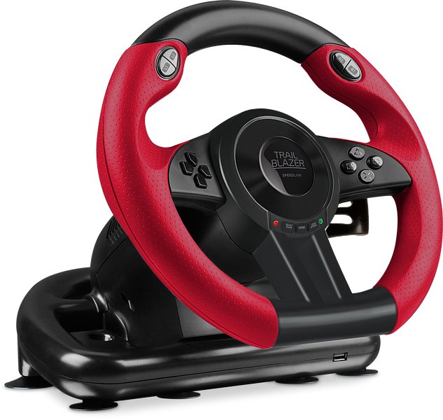 Speedlink - Wheel And Pedals Carreras Trailblazer
