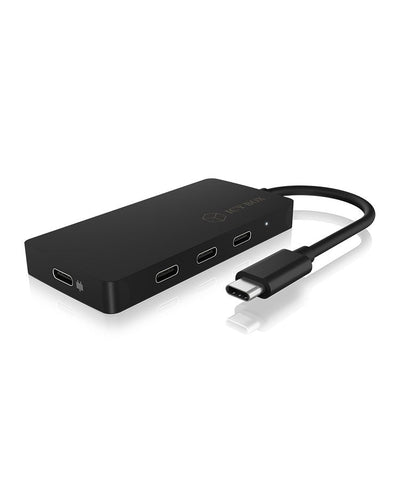 Raidsonic IB-HUB1429-CPD Hub Interfaz USB 3.2 Gen 2 (3.1 Gen 2) Type-c 10000 Mbit/S Grey — image 1