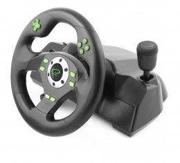 Esperanza EGW101 Controller And Wheel Playstation, Playstation 3 Digital USB Black Green — image 1