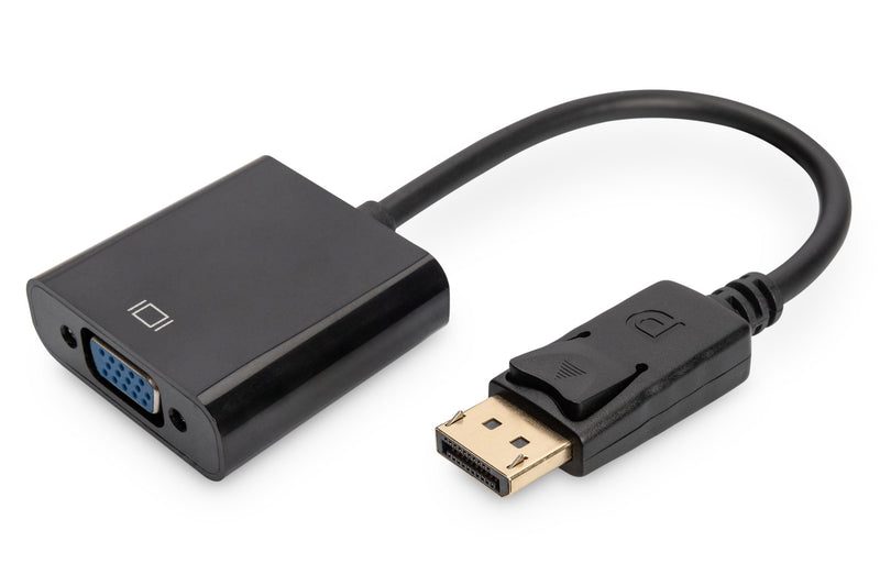 Digitus Cable Adaptador DisplayPort a VGA 15CM Negro
