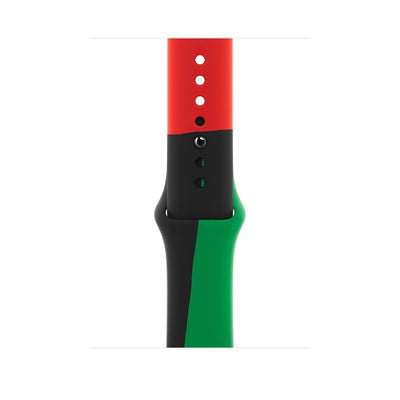 Apple Strap Watch 44MM Black Unity Sport Band - S/M — image 1