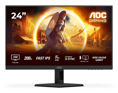 AOC Monitor G4 24G4HRE 23.8 1920 X 1080 Pixels Full HD LED Black Red — image 1