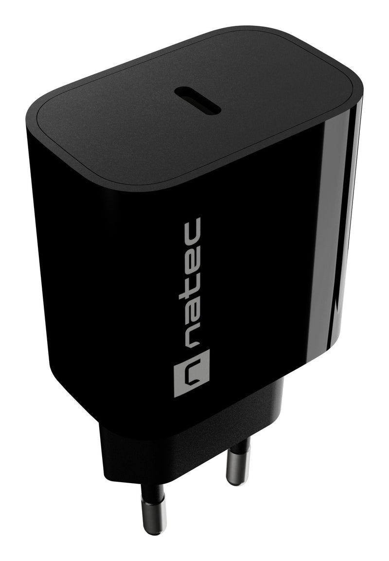 Natec Charger Network Ribera 1x USB-C 20W Black