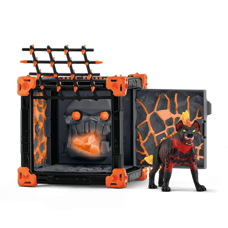Schleich Eldrador Creatures Battlecave Lava Hyena, Figura Juguete 42674