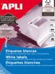 Apli Labels Adhesivas 105X48MM Inkjet/Láser C/Rectos 12 X 500H White — image 1