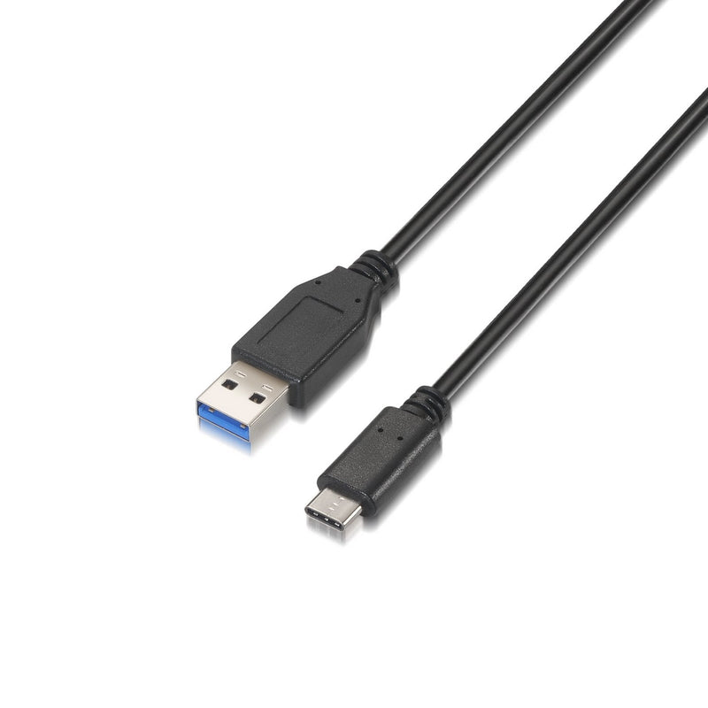 Aisens USB Cable 3.1 GEN2 10Gbps 3A - Type USB-C/m-a Male - 1M - Black