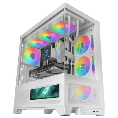 Mars Gaming Box Semitorre ATX Mc-lcdx White — image 1