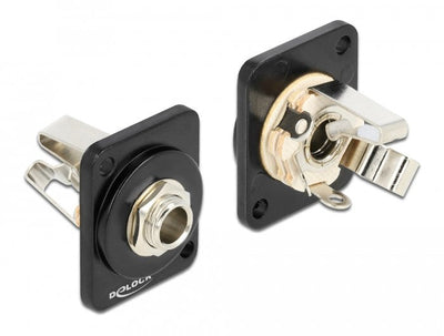 Delock Módulo Type-d Female Stereo 6,35MM 3 Contactos Connector Solder — image 1