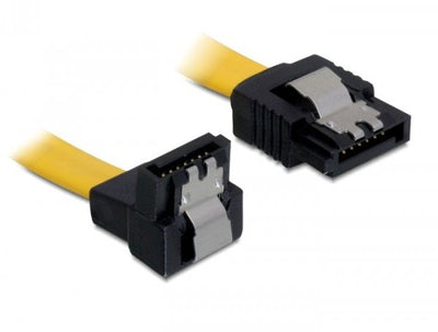 Delock Cable SATA 6GB/S Male Gerade SATA Male Unten Angular 10CM Gel — image 1