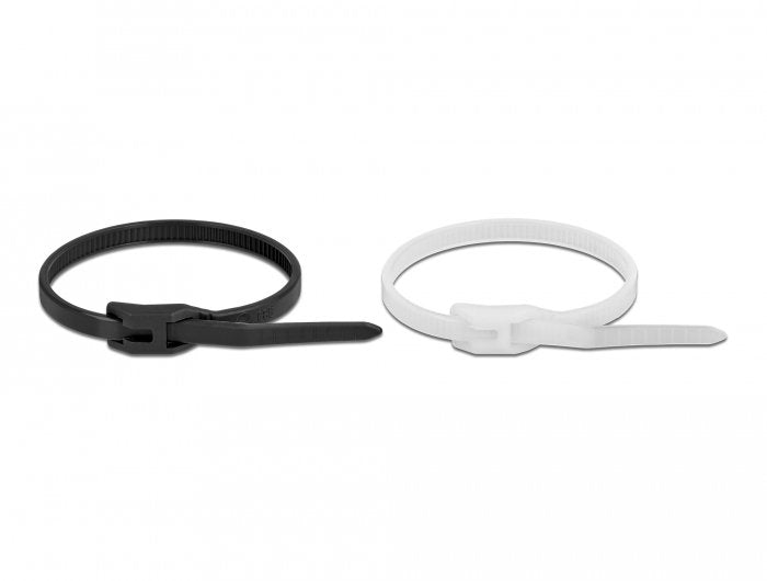 Delock 19474 Presilla Brida Input Paralela Poliimida Black Transparent 100 Pieces