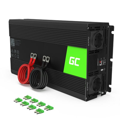 Green Cell INV19 Adapter And Inversor Power Auto 1500W Black — image 1
