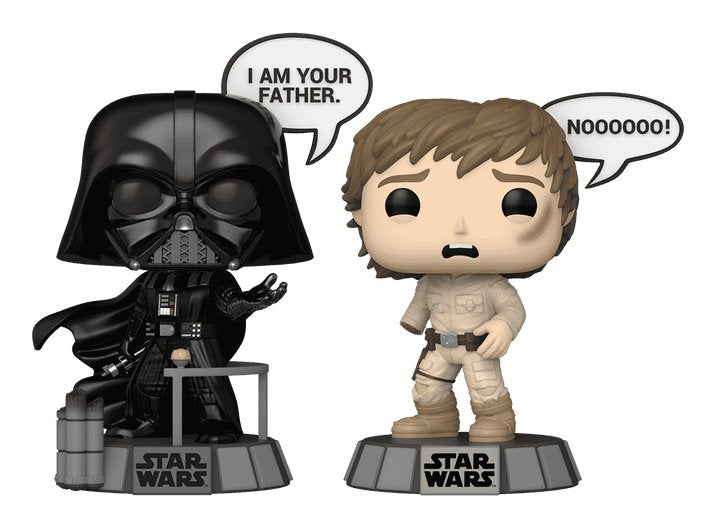 Blíster 2 Figuras Pop Star Wars Darth Vader & Luke Skywalker