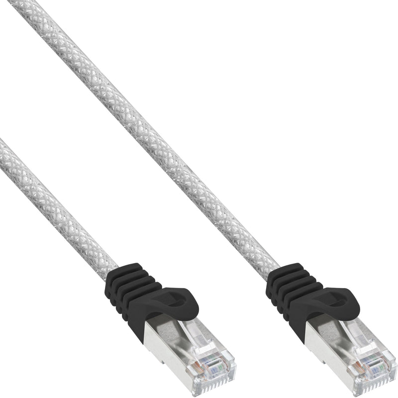 Inline Network Cable Sf/UTP CAT.5E Transparent 0,3M