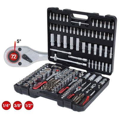 Ks Tools 1/4+3/8+1/2 Set Of Keys Glass 179 Pieces — image 1