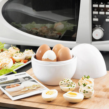 Innovagoods Microwave Egg Boiler With Recipe Booklet Boilegg Innovagoods