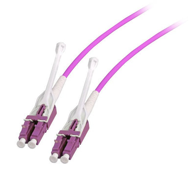 Efb Duplex Network Cable Push Pull Lc-lc OM4 1M Lszh 3MM Violet — image 1