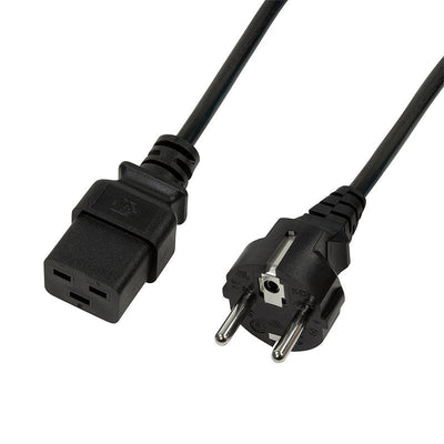 Logilink Cable Power Cee 7/7-IEC C19, Black, 1,80M — image 1