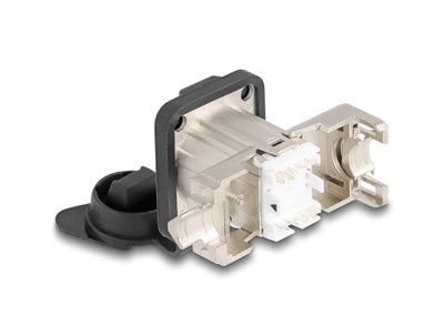 Delock 67063 Connector RJ45 Tipo-d Empotrado With Connection Lsa CAT.6A STP With Cover Protectora IP66 Resista — image 1