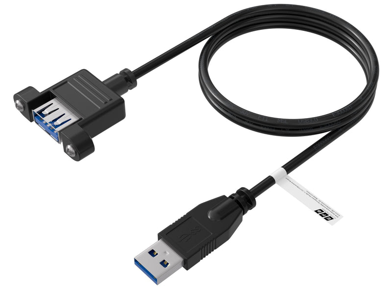 Efb USB 3.0 Extensión A-a, St.-conector Female EMPOTRABLE,0.5M, Sw, Class