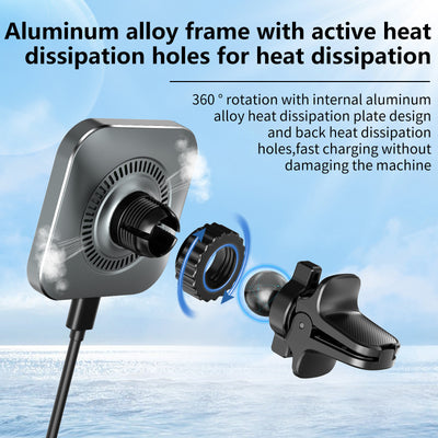 Magnetic Car Wireless Charger Holder Private Model
