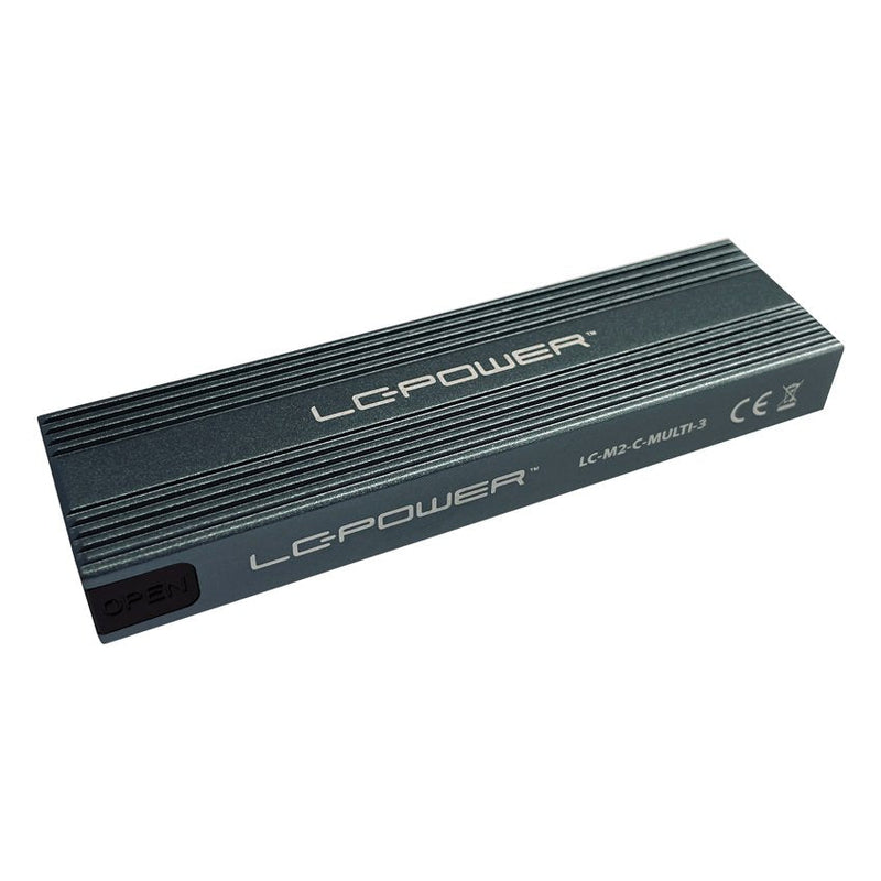 Lc-power External Enclosure SSD M,2 LC-M2-C-MULTI-3 USB3,2M,(NVMe & Sata)