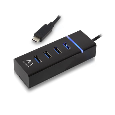 Ewent E1137 Hub USB Type-c 4 Pueros USB 3.1 — image 1