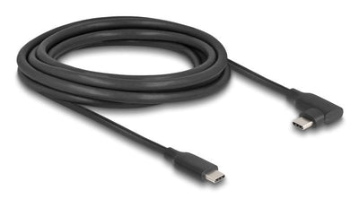 Delock Cable Aktives USB 10Gbps USB Type-c™ Plug Zu Plug Gewinkelt Links Rechts 3M 8K Pd 60W With E-marker — image 1