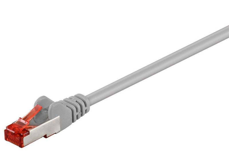 Goobay Network Cable CAT.6 5,0M Grey S/FTP 2x RJ45, Pvc, Cca