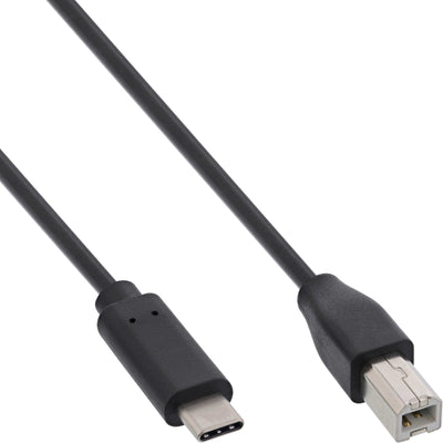Inline Cable USB 2.0, Type-c Male a B Male Black 1,5M — image 1