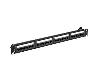 Lanberg PPUA-1024-B Patch Panel 24 Ports 1U CAT.6A UTP Black — image 1