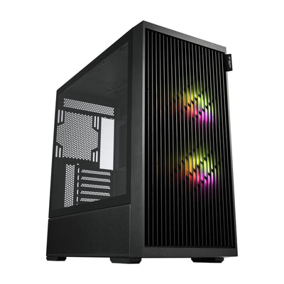 Box ATX Fsp M330 Glass Tempered Front Mesh 4 Fans Disipador Max. 185MM GPU Max. 400MM Neg — image 1