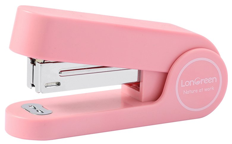 Deli Stapler Longreen 25 Hojas Rose