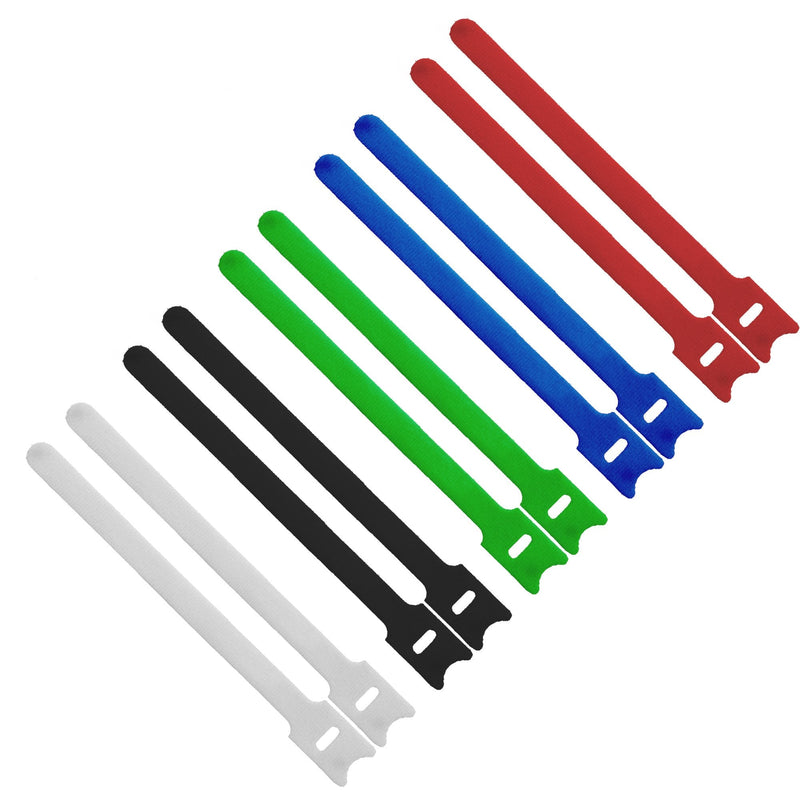 Inline Straps Closure Velcro 12X330MM 10 Units 5 Colours