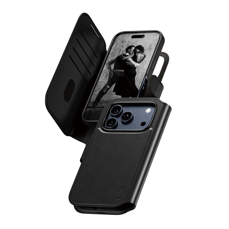 Panzerglass Care™ By ® Tango 2-IN-1 Wallet Case W. Magsafe Iphone 17 Pro Case For Apple - Iphone 17 Pro Black