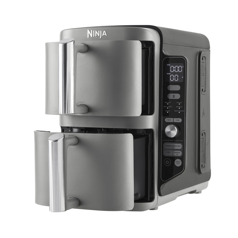 Ninja SL400EU Fryer Double 9,5 L 2470W Fryer Air Caliente Black Grey