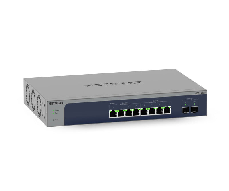 NETGEAR Smart MS510TXM Conmutador L3 Lite Smart 4 X 100/1000/2.5G + 4 X 1/2.5/5/10GBASE-T + 2 X 10 Gigabit Sfp