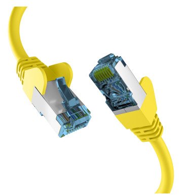 Efb RJ45 Network Cable With CAT.7 Rohcable Yellow 0,15M