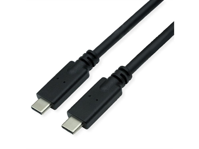 Roline USB 3.2 Gen 2 Kompatibles Cable C-c M 10GBIT S Emark 100W Black 3M