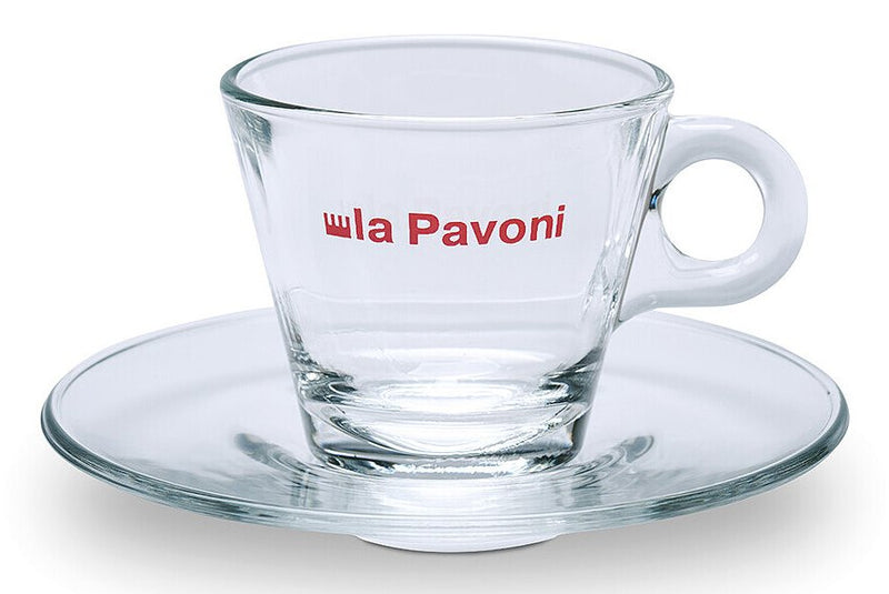 Pavoni Espresso Cups & Saucers Set, 6-PIECE