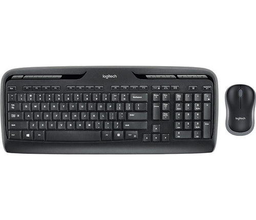 Logitech Keyboard English + Mouse MK330 USB QWERTY Reino Unido Black — image 1