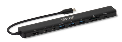 CLUB3D Tragbare Docking USB-C -2x USB-C 3x USB-A HDMI SD 140W Retail — image 1