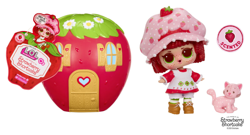 Muñeca Coleccionable Perfumada L. Or.l. Surprise! Loves Strawberry Shortcake Tots With 7 Sorpresas And House F