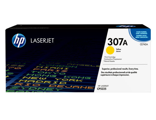 HP Genuine Toner Laserjet 307A Yellow CE742A — image 1