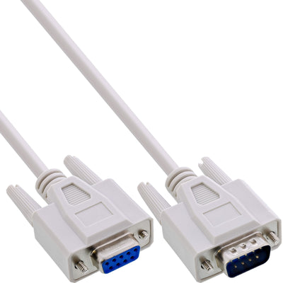 Inline Cable Serie Moldeado DB9 Male a Female Grey 10M — image 1