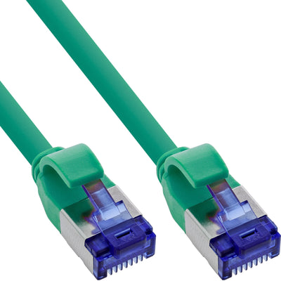 Inline® Network Cable Slim, CAT.6A, S/FTP, Tpe (lszh) Flexible, PoE, Green, 20M — image 1