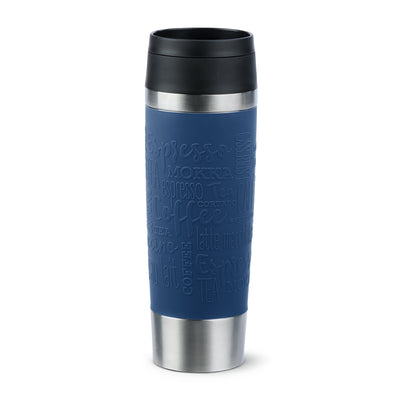 Emsa Travel Mug Thermal Classic Large Blue Oscuro/Steel Inoxidable, 0,5 Litros N2022100 — image 1