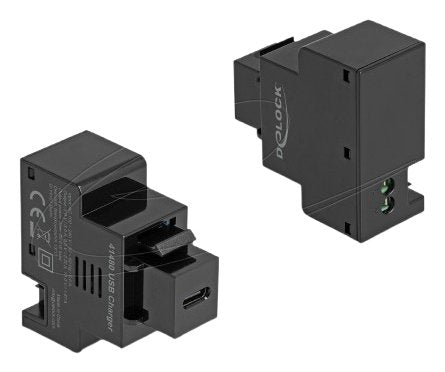 Keystone Módulo With USB Type-c™ Connector Charging Female Pd 20W Black — image 1